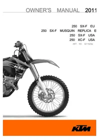 KTM 250 SXF (2011) - オートバイ