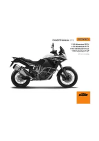 Notice KTM 1190 ADVENTURE R (2013) オートバイ