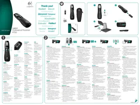 Notice LOGITECH PROFESSIONAL PRESENTER R700 Pointeur sans fil