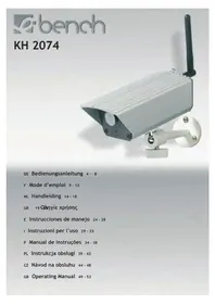 Notice EBENCH KH 2074 Caméra de surveillance