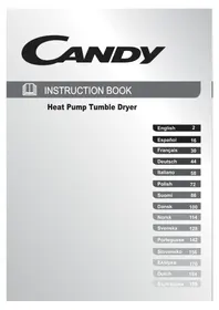 Notice CANDY SLH D813A2S Sušilni stroj
