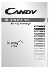 Notice CANDY GVH D1013A2S Sušilni stroj