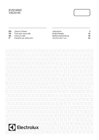 Notice ELECTROLUX VACS140SP Appareils à emballage sous vide