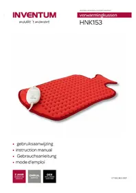 Notice INVENTUM HNK153 Couverture/coussin chauffant