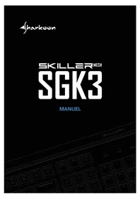 Notice Sharkoon SKILLER MECH SGK3 Clavier