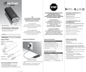 Notice Digipower THE INDIVIDUAL Batterie portable