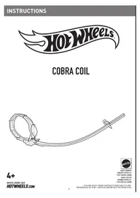 Notice MATTEL HOT WHEELS DWK95 Circuit jouet