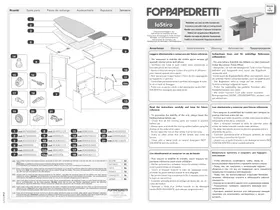 Notice Foppapedretti LOSTIRO Table de repassage