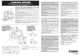 Notice YAMAHA ABSOLUTE HYBRID MAPLE Batterie musicale
