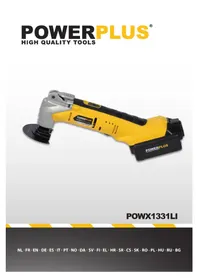 Notice PowerPlus POWX1331LI Multifunkciós szerszámok