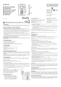 Notice Schwaiger HSA500 532 Capteur de porte/fenêtre