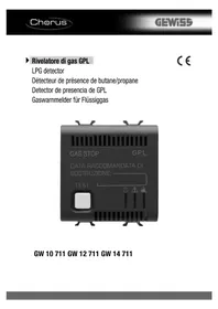 Notice Gewiss GW12711 Détecteur