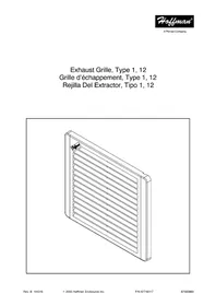 Notice Hoffman TEP10UL12 Grille d'aération