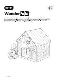 Notice KETER WONDERFOLD PLAYHOUSE 235321 Maison de jeu pour enfants
