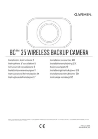 Notice GARMIN BC 35 Tallennuskamera