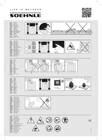 Notice SOEHNLE STYLE SENSE COMFORT 100 FROSTED EDITION Balance