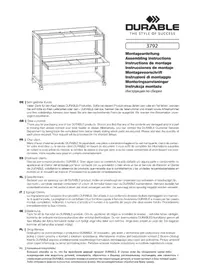 Notice Durable 200 MULTI DUO Meuble de rangement roulant