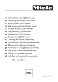 Notice MIELE SEB 2162 Handheld vacuum