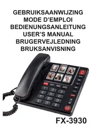 Notice Fysic FX3930 Telefon