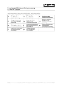 Notice MIELE BSS 20 στεγνωτήριο ρούχων