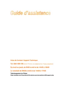 Notice PLUSTEK EPHOTO Z300 Scanner