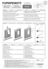 Notice Foppapedretti PLUS Sèche-linge radiateur