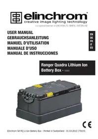 Notice Elinchrom LIION CHARGER SET Chargeur de piles