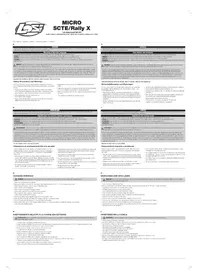 Notice Losi MICRO SCTE Jouet radiocommandé