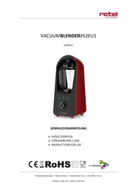 Notice ROTEL U452EU1 Blender