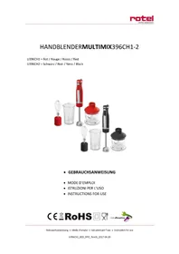 Notice ROTEL U396CH2 Blender