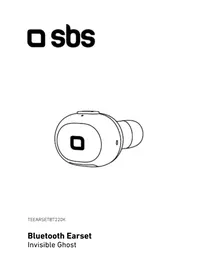 Notice SBS BLUETOOTH EARSET Ecouteur