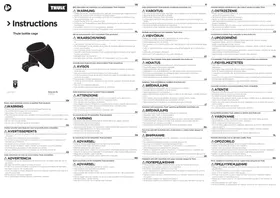 Notice THULE BOTTLE CAGE Accessoire pour vélo