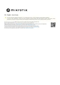 Notice Mikrotik HAP MINI Точка доступа