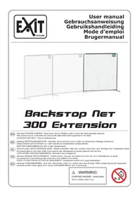 Notice EXIT BACKSTOP NET 900 Filet de protection sportif