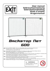 Notice EXIT BACKSTOP NET 600 Filet de sport