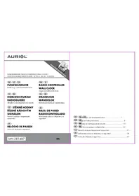 Notice AURIOL 4LD4306 Relógio