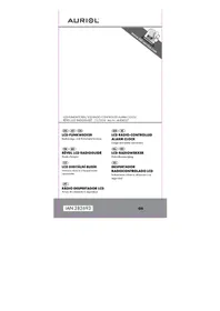 Notice AURIOL 4LD4527 Rádio relógio
