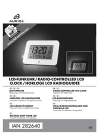 Notice AURIOL HG02036A Rádio relógio
