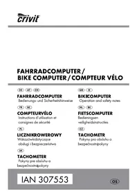 Notice CRIVIT HG00734A Podomètre