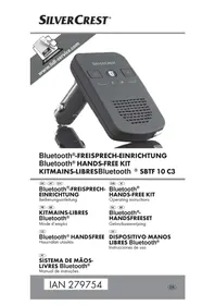 Notice SILVERCREST SBTF 10 C3 Vestavěná sada