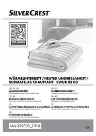 Notice SILVERCREST SWUB 85 C2 Beheizbare Matratzenauflage