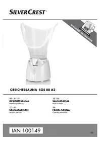 Notice SILVERCREST SGS 80 A2 Sauna facciale