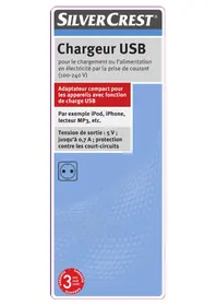 SILVERCREST UCM507 - Chargeur de batterie