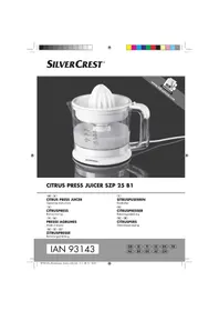 Notice SILVERCREST SZP 25 B1 Centrifugeuse