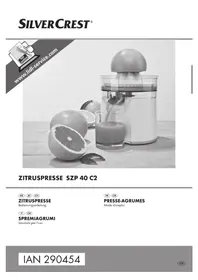 Notice SILVERCREST SZP 25 B2 Centrifugeuse