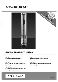 Notice SILVERCREST SKE 6 A1 Korkskruv