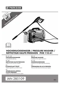 Notice POWERFIX PHD 110 A1 Nettoyeur haute pressio