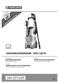 Notice PARKSIDE PHD 150 F4 Nettoyeur haute pression