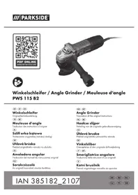 Notice PARKSIDE PWS 125 B2 Broyeur