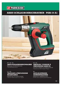 Notice PARKSIDE PSBS 24 A1 Visseuse